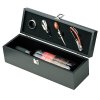 Weinset Black Wood Box, Kiste schwarz