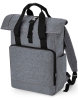 Recycled Twin Handle Roll-Top Laptop Backpack