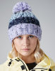 Corkscrew Pom Pom Beanie