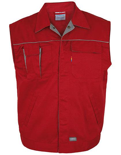 Contrast Work Vest