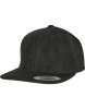 Suede Leather Snapback