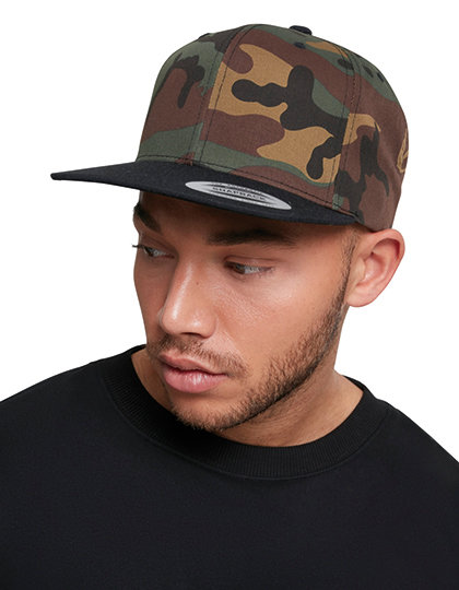 Classic Snapback 2-Tone Camo Cap