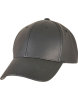 Synthetic Leather Alpha Shape Dad Cap