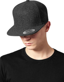 Melton Wool Snapback Cap