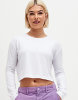 Women´s Long Sleeve Cropped T