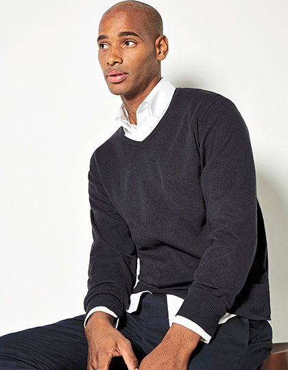 Regular Fit Arundel V-Neck Sweater