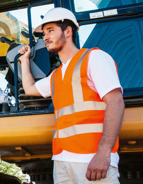 Hi-Vis Safety Vest With 4 Reflective Stripes Hannover