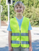 Kids´ Hi-Vis Safety Vest With Front Zipper Aalborg