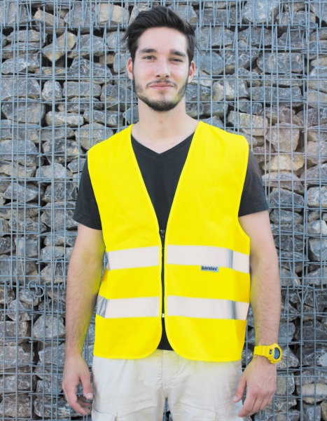 Hi-Vis Safety Vest Cologne With Front Zipper