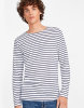 Men´s Long Sleeve Striped T-Shirt Marine