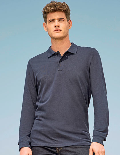 Men´s Long-Sleeve Piqué Polo Shirt Perfect