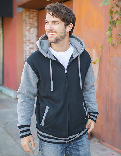 Unisex Heavyweight Varsity Zip Hood