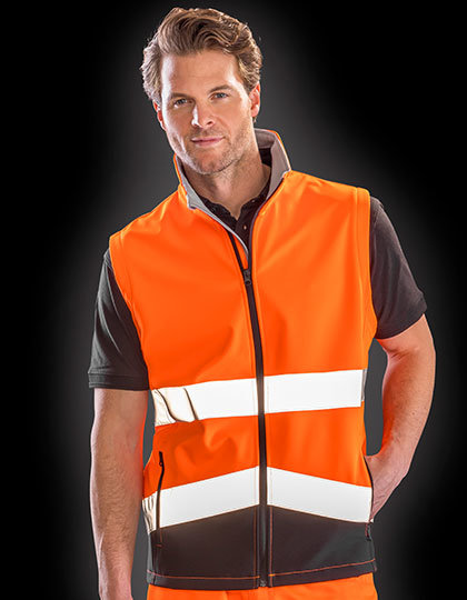 Printable Safety Softshell Gilet