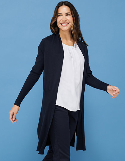 Ladies´ Longline Open Cardigan