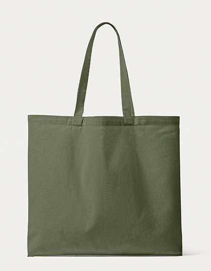 Organic Canvas Carrier Bag Medium Long Handle London 02