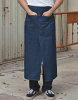 Jeans Bistro Apron With Split