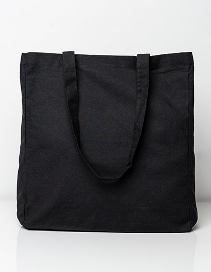 Cotton Bag Side Fold Long Handles