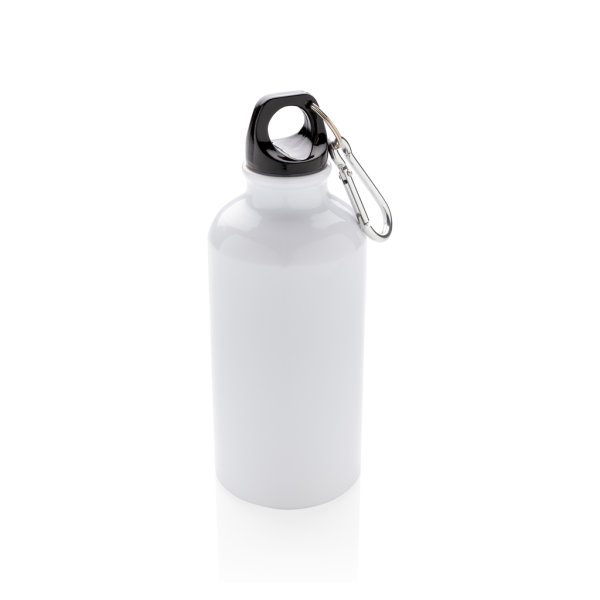 Aluminium Sportflasche mit Karabiner