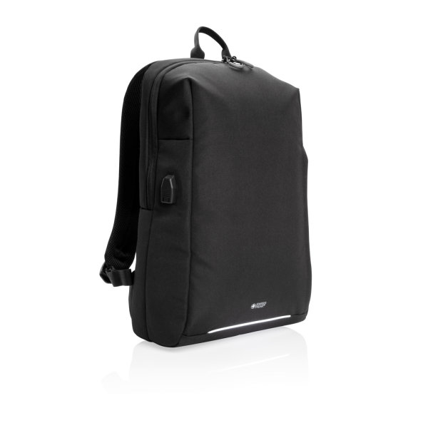 Swiss Peak AWARE™ RFID und USB A-Laptop-Rucksack