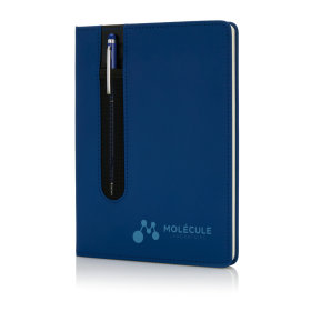 Basic Hardcover PU A5 Notizbuch mit Stylus-Stift