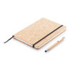 Kork A5 Notizbuch mit Bambus Stift und Stylus