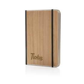 Treeline A5 Deluxe Notizbuch mit Holzeinband