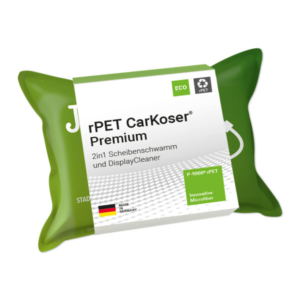 rPET CarKoser® 2in1 Premium Scheibenschwamm, All-Inclusive-Paket