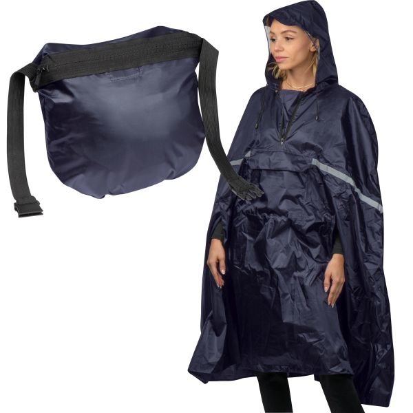 Regenponcho in Gürteltasche