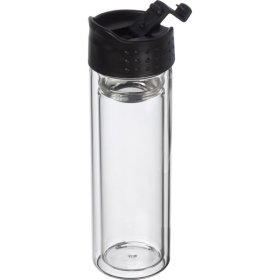 Borosilikat Glasflasche mit Teesieb, 400 ml