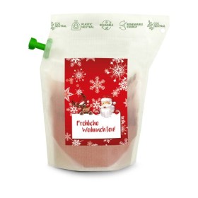 Geschenkartikel / Präsentartikel: Tee-Brühbeutel, Bleiben Sie Gesund & positiv, Tasty Berry, wiederverwendbar