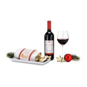 Geschenkset / Präsenteset: Rotwein & Stollen