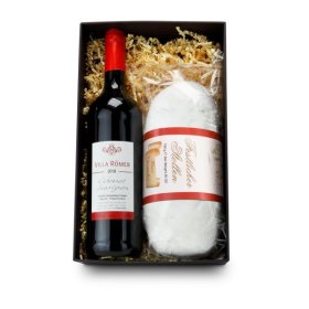 Geschenkset / Präsenteset: Rotwein & Stollen