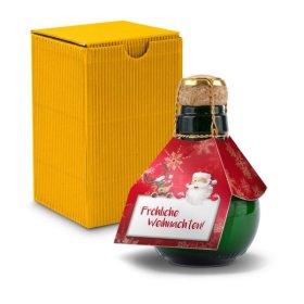 Kleinste Sektflasche der Welt! Fröhliche Weihnachten...