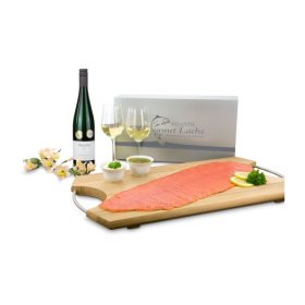 Geschenkartikel / Präsentartikel: Lachs-Geschenk:...