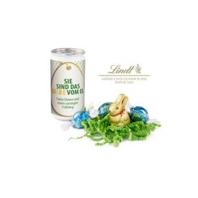 Geschenkartikel / Präsentartikel: Lindt-Oster-Überraschung, Das Nest in der Dose - verschiedene Designs