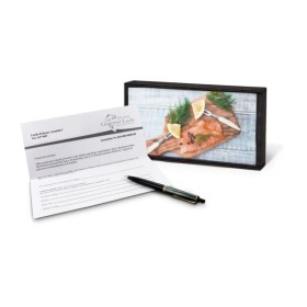 Geschenkartikel / Präsentartikel: Lachs-Gutschein in...