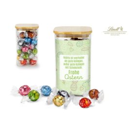 Geschenkset / Präsenteset: Lindor Team-Glas Frohe...