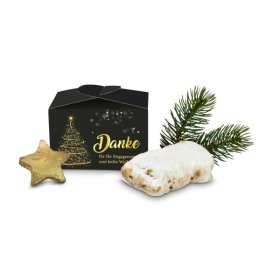 Geschenkartikel / Präsentartikel: Mini-Stollen Danke