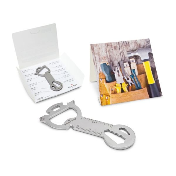 Geschenkartikel: ROMINOX® Key Tool Snake (18 Funktionen) im Motiv-Mäppchen Werkzeug