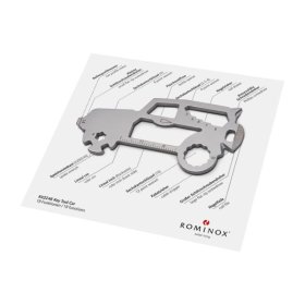 Geschenkartikel: ROMINOX® Key Tool SUV / Auto (19 Funktionen) im Motiv-Mäppchen Werkzeug