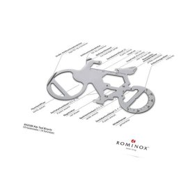 Geschenkartikel: ROMINOX® Key Tool Bicycle / Fahrrad (19 Funktionen) im Motiv-Mäppchen Werkzeug