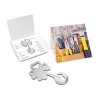 Geschenkartikel: ROMINOX® Key Tool Lucky Charm / Kleeblatt Glücksbringer (19 Funktionen) im Motiv-Mäppchen Werkzeug