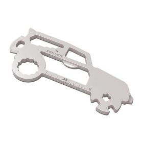 Geschenkartikel: ROMINOX® Key Tool SUV / Auto (19 Funktionen) im Motiv-Mäppchen Merry Christmas