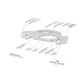 Geschenkartikel: ROMINOX® Key Tool Car/Auto (18 Funktionen) im Motiv-Mäppchen Merry Christmas