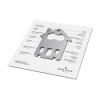 Geschenkartikel: ROMINOX® Key Tool House / Haus (21 Funktionen) im Motiv-Mäppchen Danke