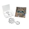 Geschenkartikel: ROMINOX® Key Tool Lucky Charm / Kleeblatt Glücksbringer (19 Funktionen) im Motiv-Mäppchen Happy Fathers Day