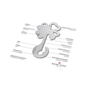 Geschenkartikel: ROMINOX® Key Tool Lucky Charm / Kleeblatt Glücksbringer (19 Funktionen) im Große Helden (Einzelhandel) Mäppchen