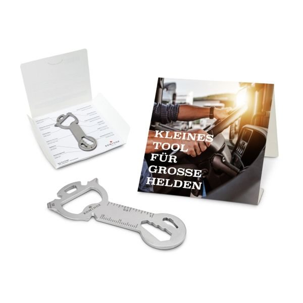 Geschenkartikel: ROMINOX® Key Tool / Multifunktionswerkzeug im Motiv-Mäppchen Große Helden