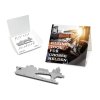 Geschenkartikel: ROMINOX® Key Tool Cargo Ship / Containerschiff (19 Funktionen) im Motiv-Mäppchen Große Helden