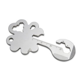 Geschenkartikel: ROMINOX® Key Tool Lucky Charm / Kleeblatt Glücksbringer (19 Funktionen) im Motiv-Mäppchen Große Helden